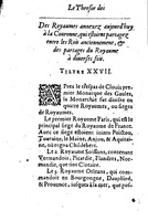 1630 - Jean Corrozet - Trésor des histoires de France - BM Lyon