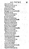 1606 - Théodore Reinsart - Trésor des chansons amoureuses recueillies des plus excellents airs de cour - Livre I - NK ČR Prague