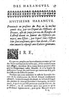 1654 - Michel Bobin - Trésor des harangues, remontrances et oraisons funèbres - BM Lyon