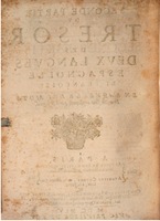 1645 - A. de Sommaville et A. Courbé - Trésor des deux langues espagnole et française (Seconde partie) - BSB Munich