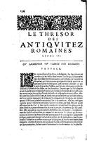 1650 - Denis Thierry - Trésor des antiquités romaines - BM Lyon