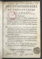 [1575c.] - s.n. - Le Livre des témoignages du Trésor caché au champ - BnF-Tolbiac