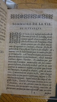 1601 - Balthazar Bellère - Trésor des vies de Plutarque - Douai Quincy