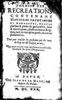 1630 - Jean Delamare - Trésor des récréations  - Vatican Apostolic Library