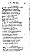 1606 - Théodore Reinsart - Trésor des chansons amoureuses recueillies des plus excellents airs de cour - Livre I - NK ČR Prague