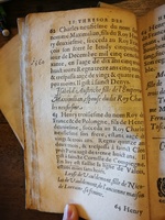 1604 - Galiot Corrozet - Trésor des histoires de France - BNC Florence