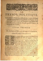 1608 - Pierre Chevalier - Trésor politique - BSB Munich