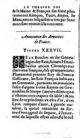 1604 - Galiot Corrozet - Trésor des histoires de France - BnF Arsenal
