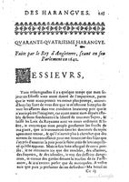 1654 - Michel Bobin - Trésor des harangues, remontrances et oraisons funèbres - BM Lyon