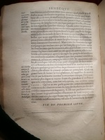 1595 - Jean Houzé - Œuvres morales et mêlées de Sénèque, Trésor de philosophie morale - T. 1 - BnF
