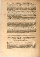 1608 - Nicolas Du Fossé - Trésor politique - BSB Munich