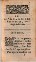1608 - Théodore Reinsart - Les Marguerites françaises ou Trésor des Fleurs du bien-dire - BSB Munich