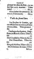 1604 - Galiot Corrozet - Trésor des histoires de France - BNC Florence