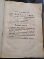 1581c. - Christophe Plantin - Le Livre des témoignages du Trésor caché au champ (Livres 2, 4, 6 et 7) - Anvers Musée Plantin Moretus