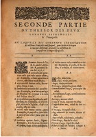 1607 - Marc Orry - Trésor des deux langues espagnole et française (Seconde partie) - BSB Munich