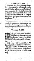 1604 - Galiot Corrozet - Trésor des histoires de France - BNC Florence