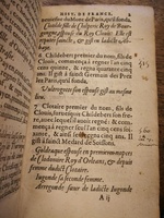 1604 - Galiot Corrozet - Trésor des histoires de France - BNC Florence