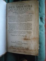 1577 - Jean Poupy - Trésor des morales de Plutarque - BnF