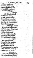 1606 - Théodore Reinsart - Trésor des chansons amoureuses recueillies des plus excellents airs de cour - Livre II - NK ČR Prague
