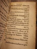 1604 - Galiot Corrozet - Trésor des histoires de France - BNC Florence