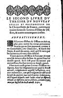 1614 - Jean Richer - Trésor du nouveau style et protocole de la chancellerie de France - BSB Munich