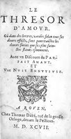 1597 - Thomas Daré - Trésor d’amour - Toronto