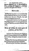 1604 - Galiot Corrozet - Trésor des histoires de France - BNC Florence