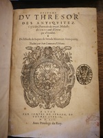 1553 - Jacopo Strada et Thomas Guérin - Épitome du Trésor des antiquités - BNC Florence