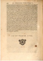 1608 - Nicolas Du Fossé - Trésor politique - BSB Munich