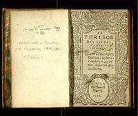 1571 - François Durelle et Benoît Rigaud - Trésor des Amadis - RAE Madrid
