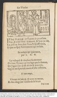 1554 - Étienne Groulleau - Trésor des joyeuses inventions du parangon de poésies - Harvard University