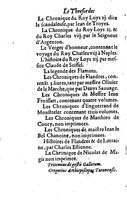 1614 - Jean Corrozet - Trésor des histoires de France - BM Lyon