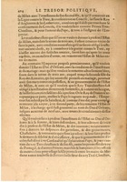 1608 - Nicolas Du Fossé - Trésor politique - BSB Munich