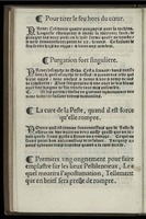 1544 - Josse Lambert - Trésor du remède préservatif et guérison de la peste - UGent