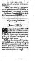 1604 - Galiot Corrozet - Trésor des histoires de France - BnF Arsenal