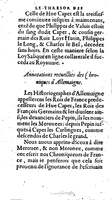 1604 - Galiot Corrozet - Trésor des histoires de France - BNC Florence