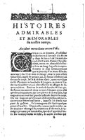 1610 - Paul Marceau - Trésor d’histoires admirables et mémorables - BSB Munich