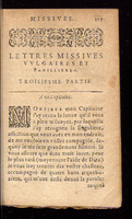1614 - Barthélemy Vincent - Élite et Trésor des lettres missives - Bâle