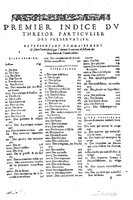 1616 - Étienne Gamonet - Grand trésor ou dispensaire - BSB Munich