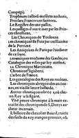 1604 - Galiot Corrozet - Trésor des histoires de France - BNC Florence