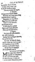 1606 - Théodore Reinsart - Trésor des chansons amoureuses recueillies des plus excellents airs de cour - Livre II - NK ČR Prague