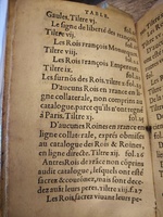 1604 - Galiot Corrozet - Trésor des histoires de France - BNC Florence