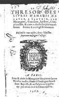 1567 - Robert Le Mangnier - Trésor des Amadis - British Library
