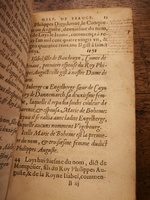 1604 - Galiot Corrozet - Trésor des histoires de France - BNC Florence