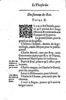 1633 - Jean Corrozet - Trésor des histoires de France - BM Lyon