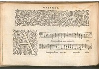 1576 - [Pierre de Saint-André] - Trésor de musique d’Orlande de Lassus Bassus - BSB Munich