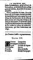 1604 - Galiot Corrozet - Trésor des histoires de France - BNC Florence
