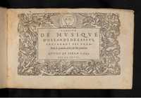 1576 - [Pierre de Saint-André] - Trésor de musique d’Orlande de Lassus Quinta et Sexta pars - KBR Bruxelles