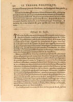 1608 - Nicolas Du Fossé - Trésor politique - BSB Munich
