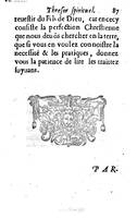 1633 - François Waudré - Trésor spirituel contenant les excellences du christianisme - UGent